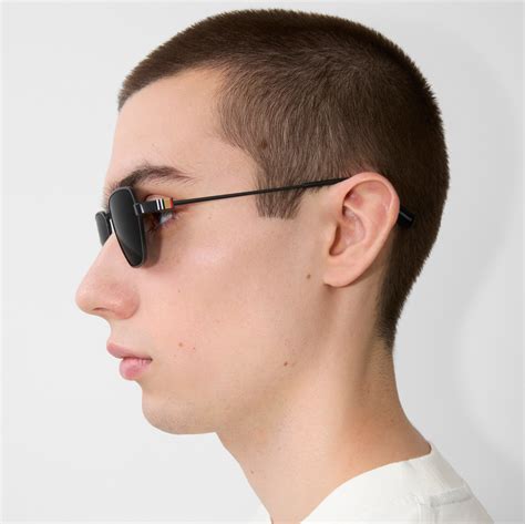 Icon Geometric Sunglasses in Black matte 